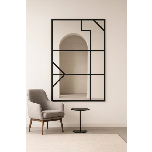 Lustro loft ze szprosami - TAMARA - kolor ramy do wyboru